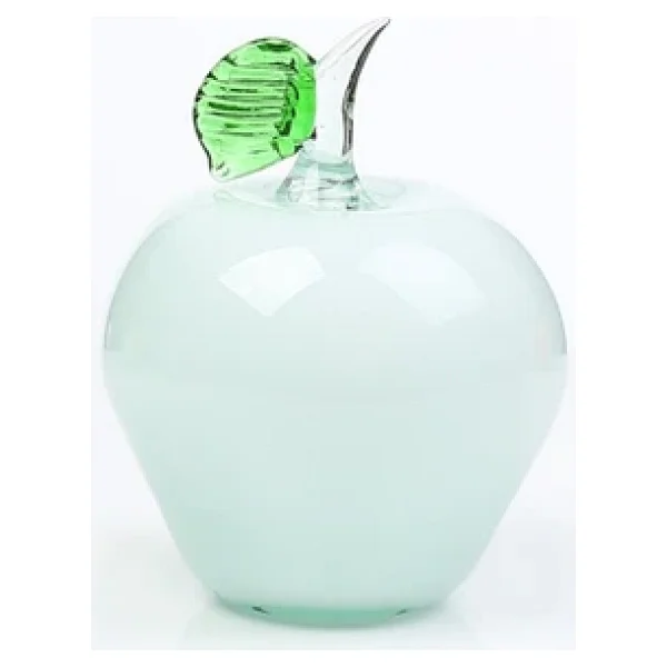 Vitale Murano Dekoratif Cam Beyaz Elma Ak.evd0004