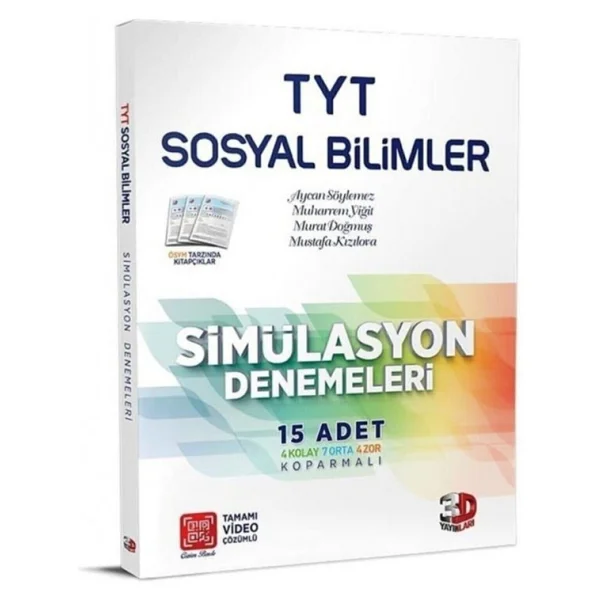 3d Yayınları Tyt Sosyal Bilimler Simülasyon Denemeleri - Görsel 3