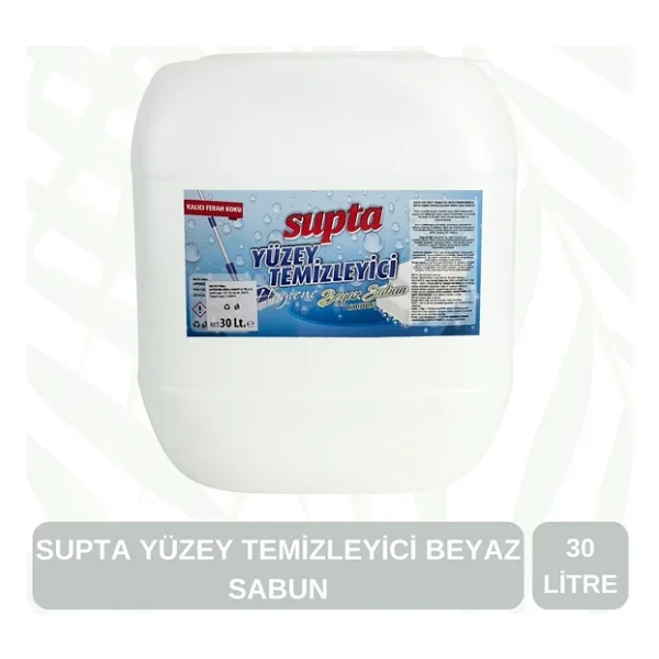 Supta Beyaz Sabun Kokulu Sıvı Yüzey Temizleyici 30 Lt - Görsel 3