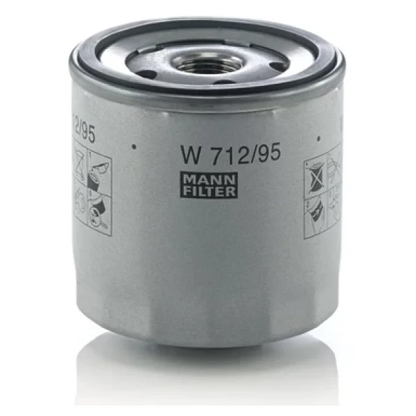 Mann W712/95 Yağ Filtresi - Görsel 5