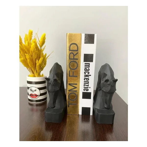 Kitap Tutucu Kübik At Figürlü 2 Li ( Polyester) - Görsel 2