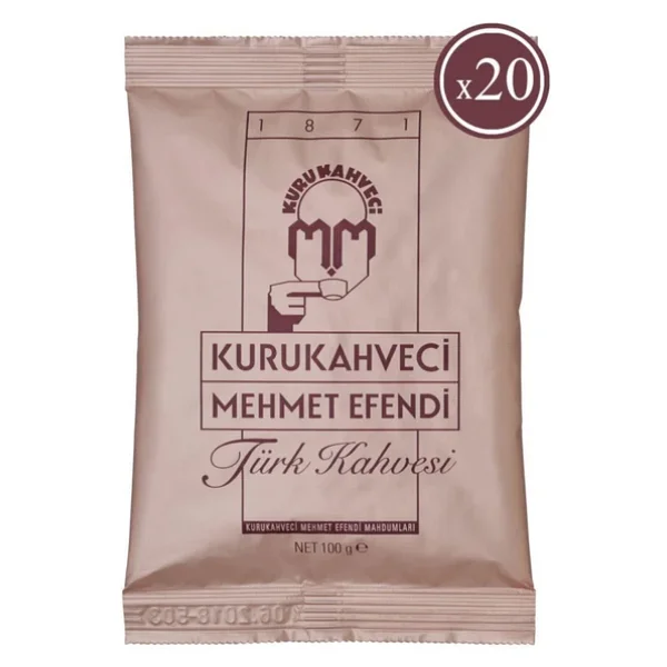 Kurukahveci Mehmet Efendi Türk Kahvesi 100 Gr 20'li - Görsel 4