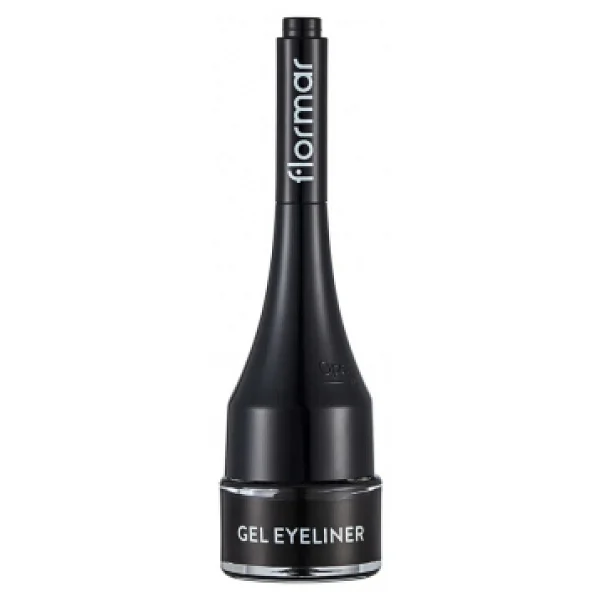 Flormar Yüksek Pigmentli & Mat Bitişli 001 Black Jel Eyeliner - Görsel 3