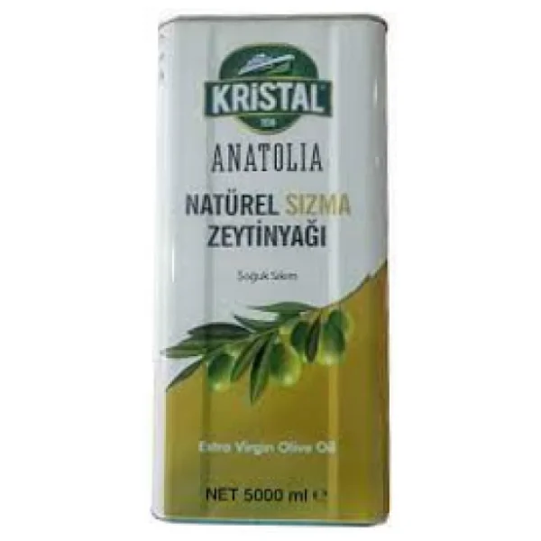 Kristal Anatolia Soğuk Sıkım Natürel Sızma Zeytinyağı 5 Lt - Görsel 8