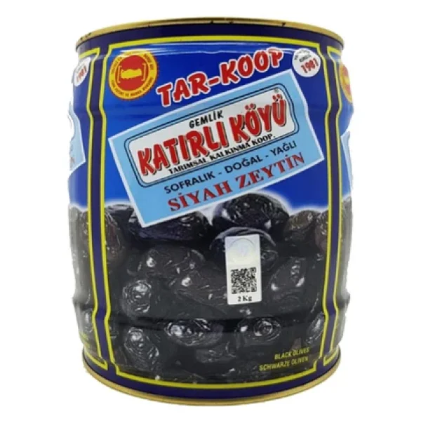 Katırlı Köyü 2 Kg Gemlik Kahvaltılık Siyah Zeytin - Görsel 4