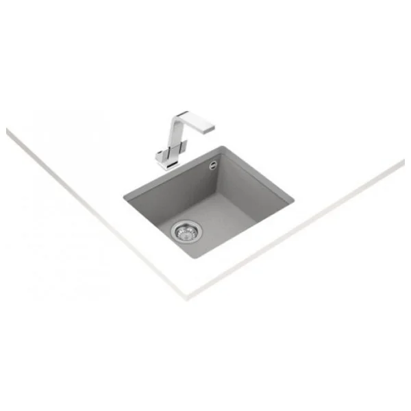 Teka Square 50.40 Tg Tezgah Altı Stone Grey Eviye - Görsel 4