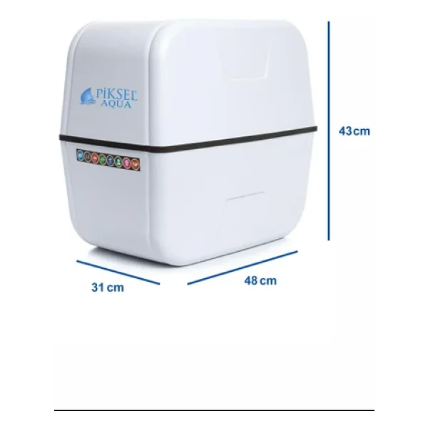 Piksel Aqua 12 Aşamalı Master Membranlı Pompalı Alkali Mineralli Su Arıtma Cihazı - Görsel 2