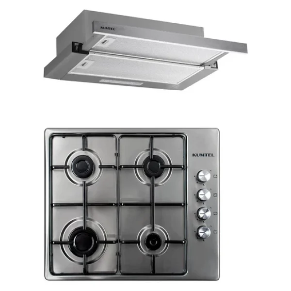 Kumtel Inox Setüstü 2 Li Set (Ocak-Aspiratör) - Görsel 3
