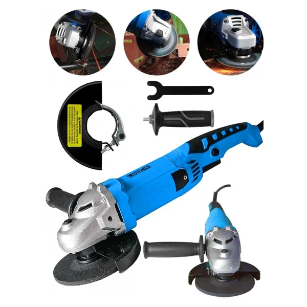 Steiner Alman 3000 W 6 Kademe Devir Ayarli Sjs Metal Şanzıman Demir Metal Kesme Taşlama Makinesi 125 Mm - Görsel 5