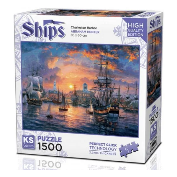 Ks Games Charleston Harbor 1500 Parça Puzzle 22026 - Görsel 3