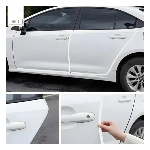 Peugeot 307 Oto Araç Kapı Koruma Fitili 5metre Parlak Beyaz Renk - Görsel 6