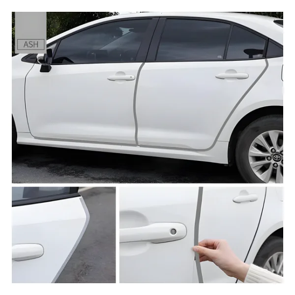 Honda Civic Fb7 Oto Araç Kapı Koruma Fitili 5metre Parlak Gri Renk - Görsel 4
