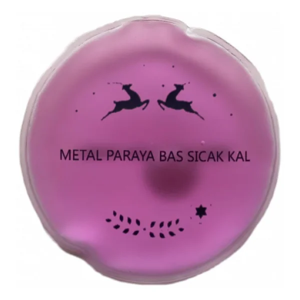 Pembe Ceylan Cep Sobası,El Isıtıcı,Sıcak Su Torbası Pvc 9cm - Görsel 3