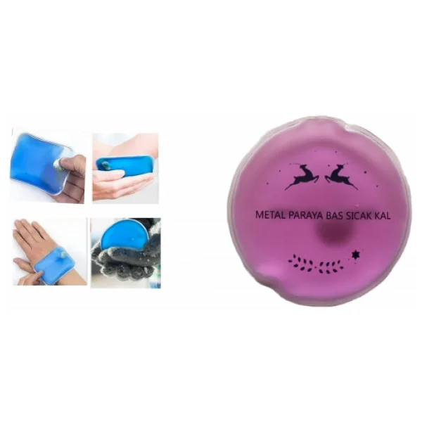 Pembe Ceylan Cep Sobası,El Isıtıcı,Sıcak Su Torbası Pvc 9cm - Görsel 6