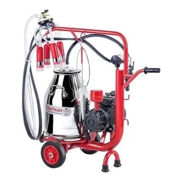 Kurtsan Tek Sağım Krom Güğüm Kuru Tip Cyk İnek Süt Sağma Makinası 30 Litre - Görsel 3