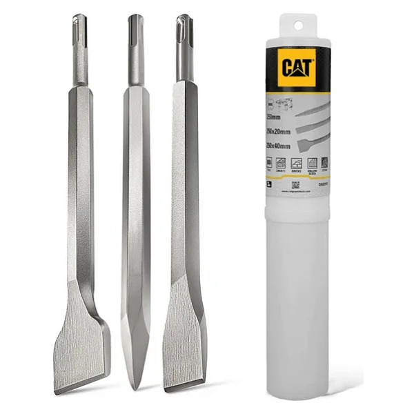 Cat Da03903 Sds Plus 3 Parça Profesyonel Murç/Keski Kırıcı Uç Seti - Görsel 4