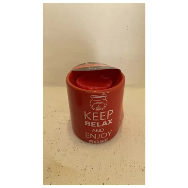 Buhardanlık Set Buhurdanlık Keep Relax Kırmızı - Görsel 5