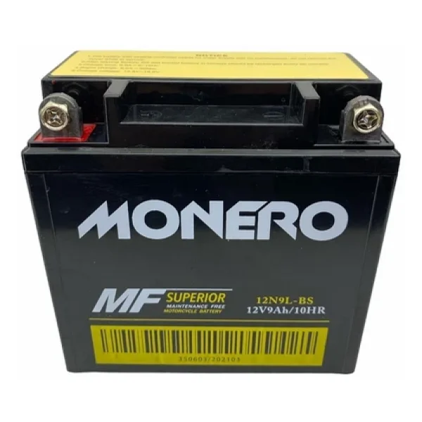 Monero 12n9l-Bs Mf 12 V 9 Ah Motosiklet Aküsü - Görsel 4