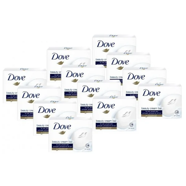 Dove Beauty Cream Bar Katı Güzellik Sabunu Original Nemledirici Etkili 90 G X12 - Görsel 2