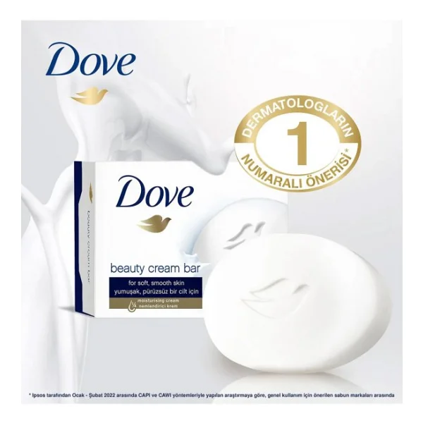 Dove Beauty Cream Bar Katı Güzellik Sabunu Original Nemledirici Etkili 90 G X12 - Görsel 3