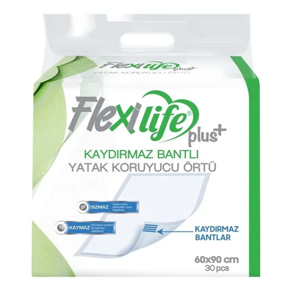 Flexi Life Plus Kaydırmaz Bantlı 60x90 Cm 30'lu Yatak Koruyucu Örtü - Görsel 2