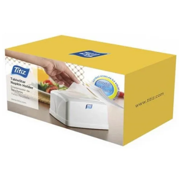 Titiz Tp-260 Masaustu Dispenser Pecetelik / Pecete Kutusu / Beyaz - Yatay - 1 Adet - Görsel 5