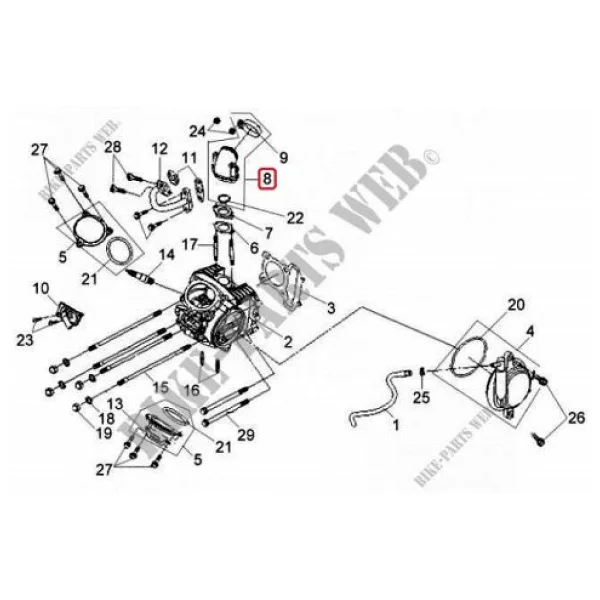 Sym Vs 125 - Vs 150 Manıfold - Görsel 2