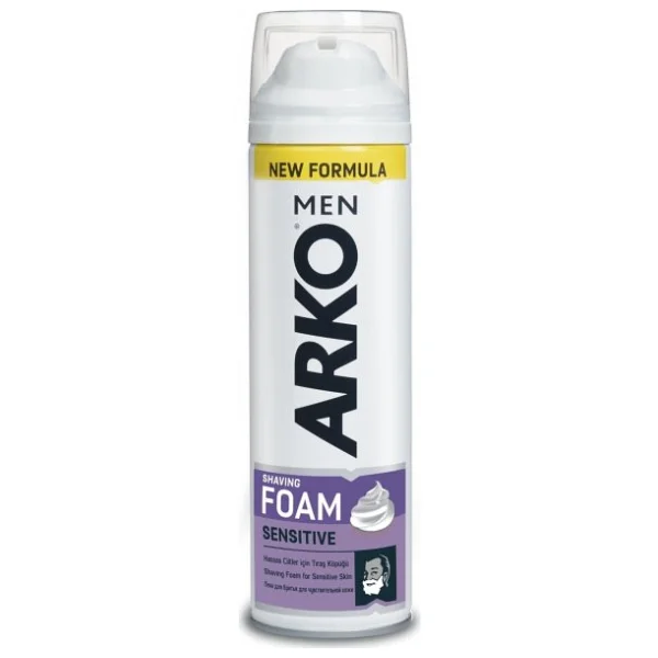 Arko Men Sensitive 200 Ml 4 Adet Tıraş Köpüğü - Görsel 8