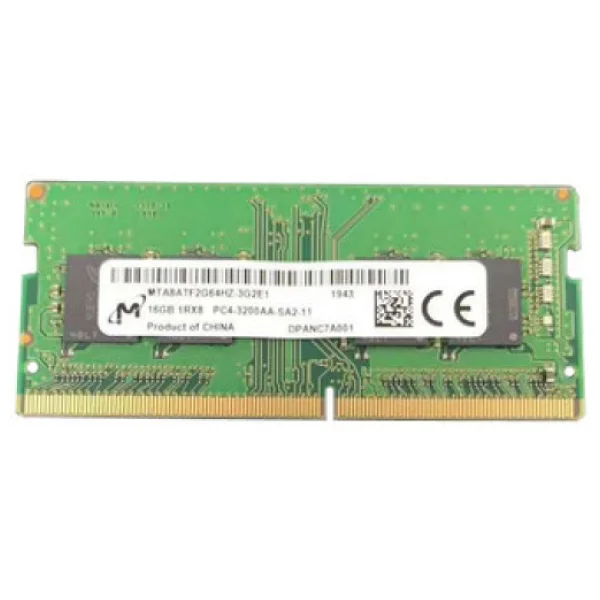 Micron 16 GB 3200 MHz DDR4 CL22 SODIMM MTA8ATF2G64HZ-3G2E1 Ram - Görsel 3