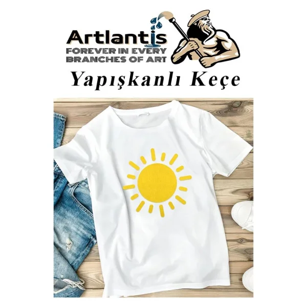 Yapiskanli Kece 10 Renk A4 20x30 Cm 1 Paket Kece Yapiskanli 10 Lu Okul Kres Okul Oncesi Etkinlik Hobi - Görsel 6