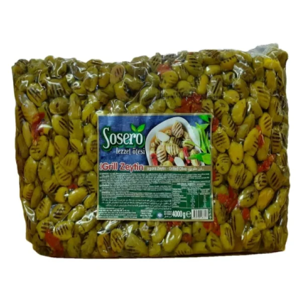 Sosero 4 Kg Grill Izgara Yeşil Zeytin - Görsel 3