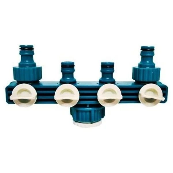 Raco Expert 55257 Dörtlü (4'Lü) Vanalı Su Musluk Dağıtıcı Adaptörü - Görsel 3
