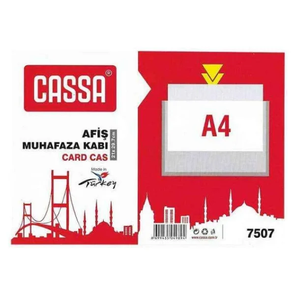 Cassa Afiş Muhafaza Kabı A4 - Görsel 3