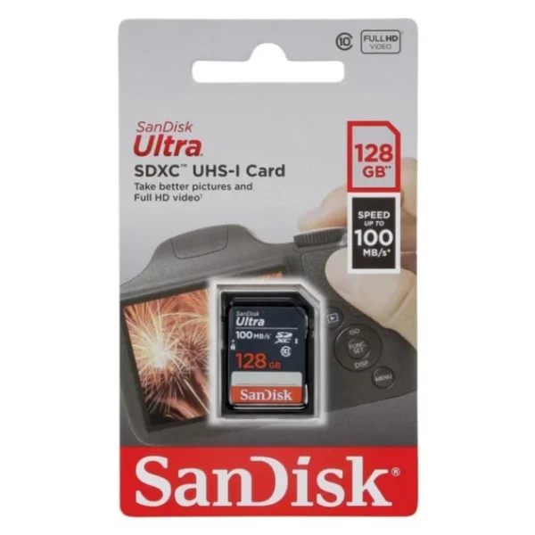 Sandisk Ultra Sdsdunr-128g-Gn3ın Class 10 Uhs-I U1 128 GB Hafıza Kartı - Görsel 5