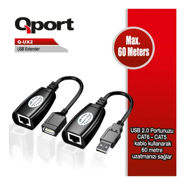 Qport Q-Ux2 USB To Ethernet Dönüştürücü - Görsel 4