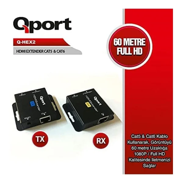 Qport Q-Hex2 Hdmı Dönüştürücü - Görsel 4