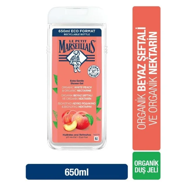Le Petit Marseillais Beyaz Şeftali Ve Nektarin Duş Jeli 650 Ml - Görsel 6