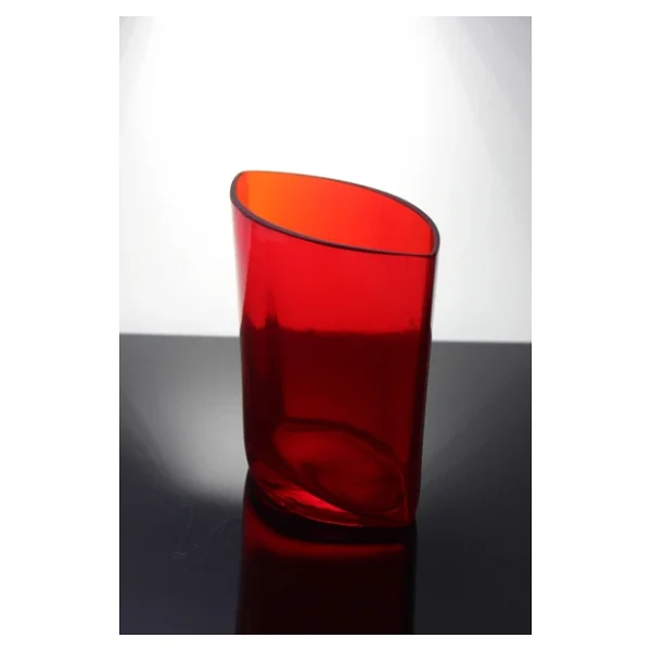 Paşabahçe Denizlicam Kristal El İmalatı Kristal Kırmızı Vazo 169808 20605 - Görsel 4