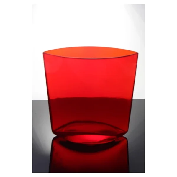 Paşabahçe Denizlicam Kristal El İmalatı Kristal Kırmızı Vazo 169808 20605 - Görsel 3