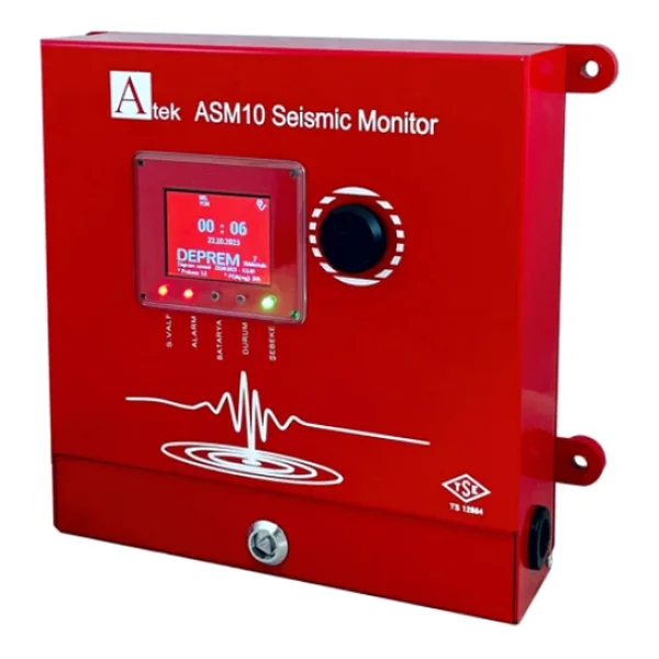 Atek Asm10 Sismik Deprem Sensörü, Rasathane Onaylı, Deprem Kaydı,Tse Belgeli - Görsel 5