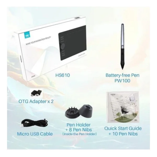 Huion Hs610 Grafik Tablet - Görsel 8