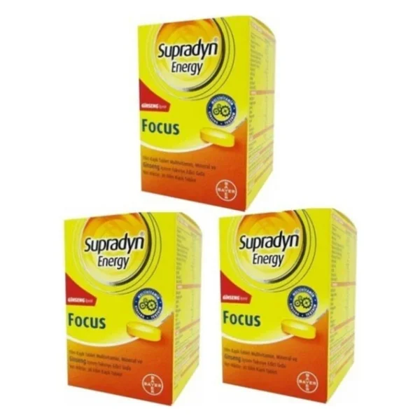Supradyn Energy Focus 30 Tablet 3'lü - Görsel 4