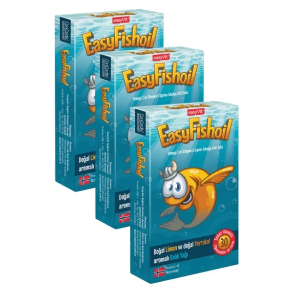 Easyvit Easyfishoil Omega 3 30 Tablet 3'lü - Görsel 4