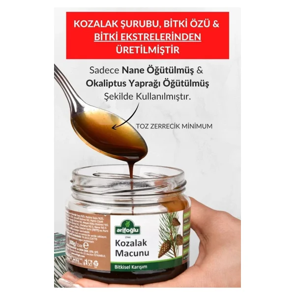 Arifoğlu Kozalak Macunu 300g Ekstreler Ile Üretilmiştir - Görsel 5