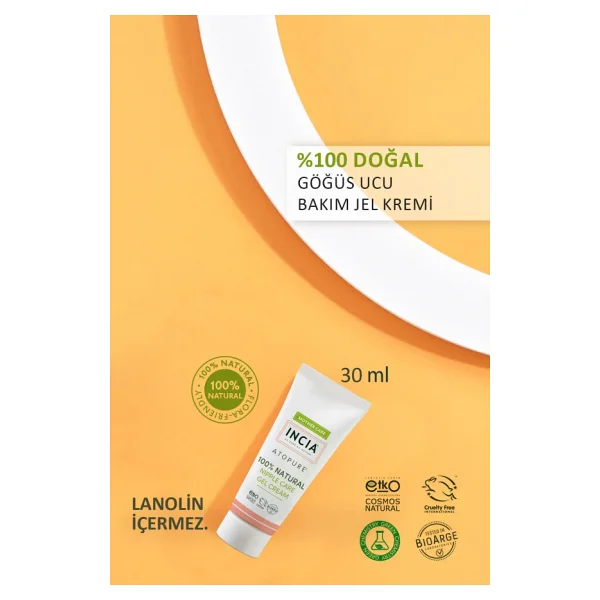 Incia Doğal Göğüs Ucu Jel Krem 30 Ml - Görsel 5