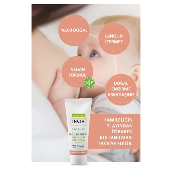 Incia Doğal Göğüs Ucu Jel Krem 30 Ml - Görsel 8