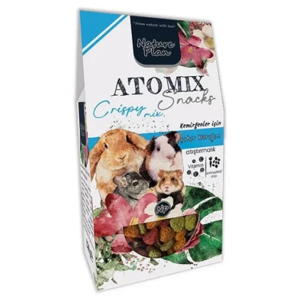 Nature Plan Atomix Snacks Mixture 250 Gr Kemirgen Yemi - Görsel 3