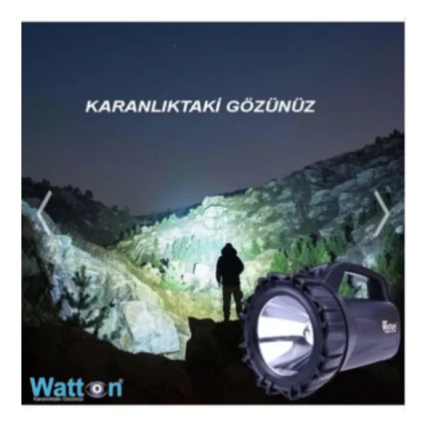 Watton Wt-400 50 W Şarjlı Fener - Görsel 4