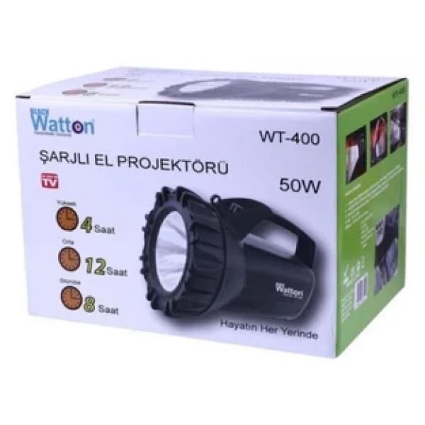 Watton Wt-400 50 W Şarjlı Fener - Görsel 6