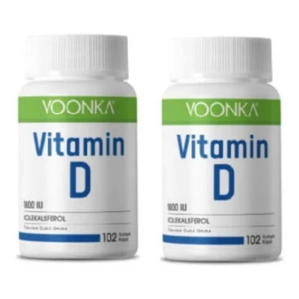 Voonka Vitamin D 102 Kapsül 2'li - Görsel 3